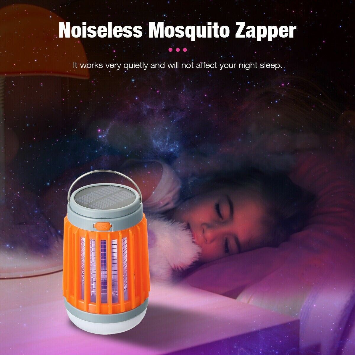 Solar Rechargeable Mosquito Zapper & Camping Lantern