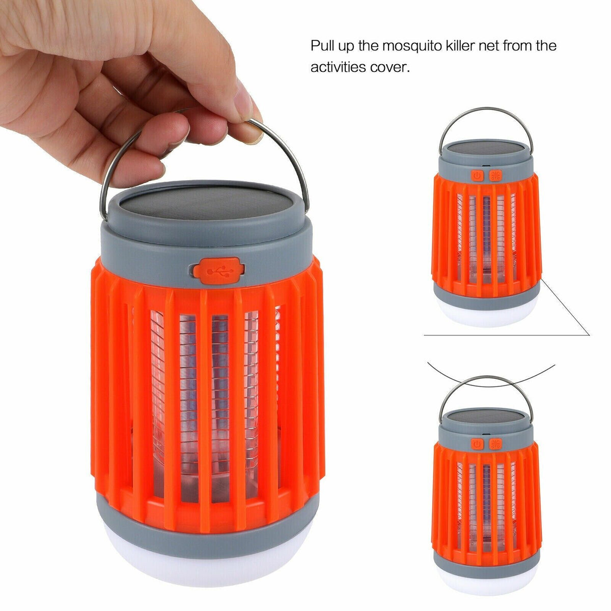Solar Rechargeable Mosquito Zapper & Camping Lantern