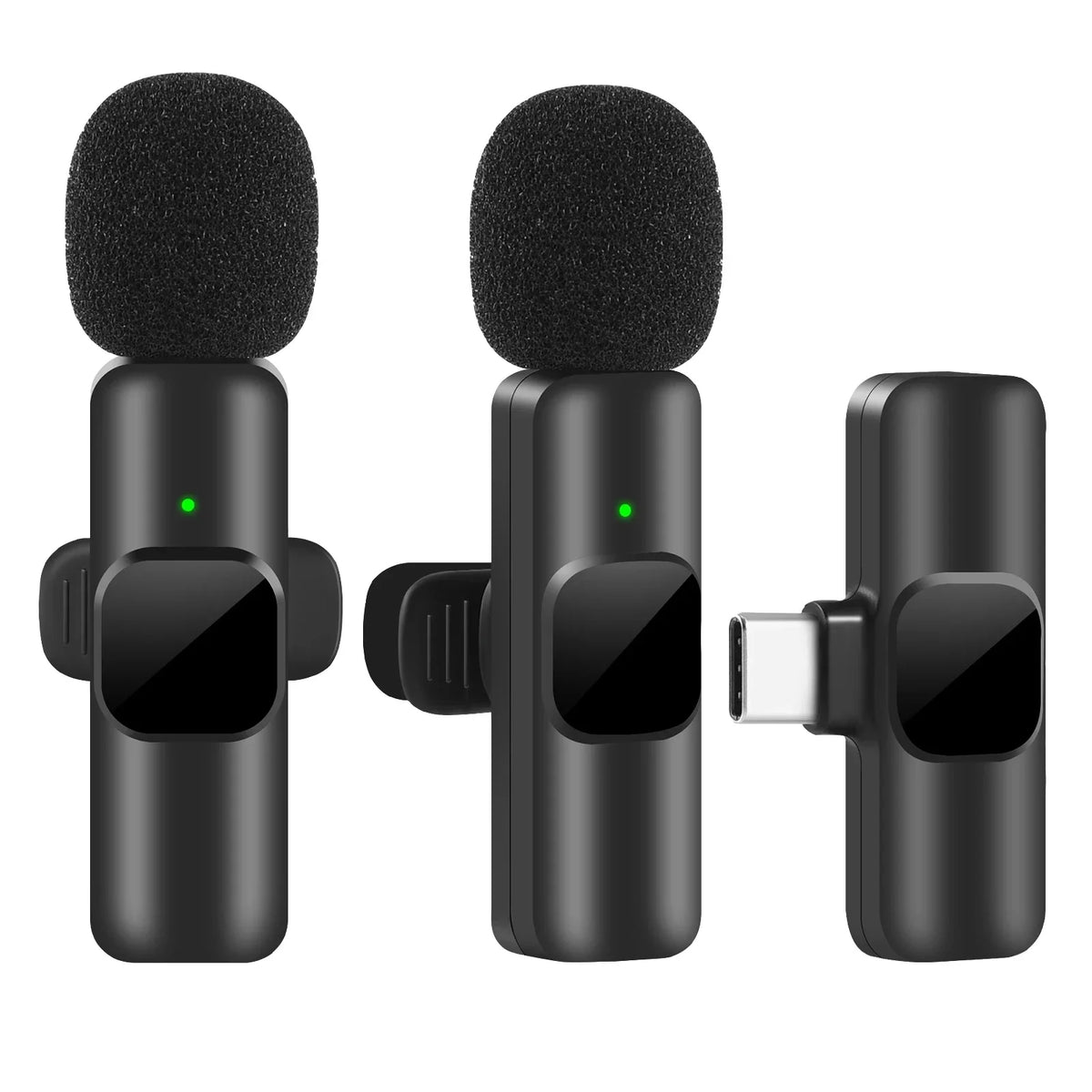 Wireless Lavalier Microphone – Mini Mic for iPhone, Android, Live Broadcast & Gaming