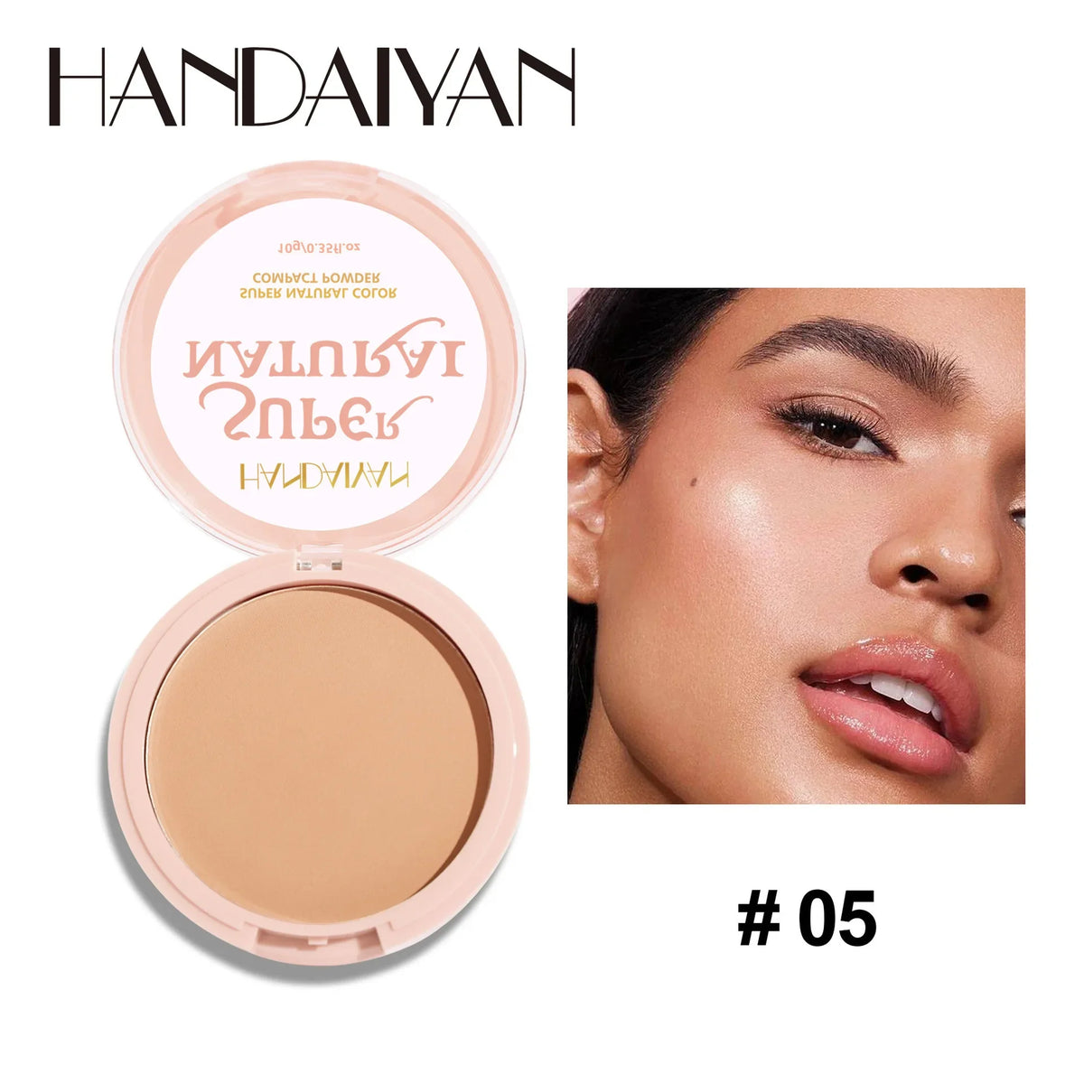 8-Color Matte Face Pressed Powder — 24-Hour Oil Control Setting Powder