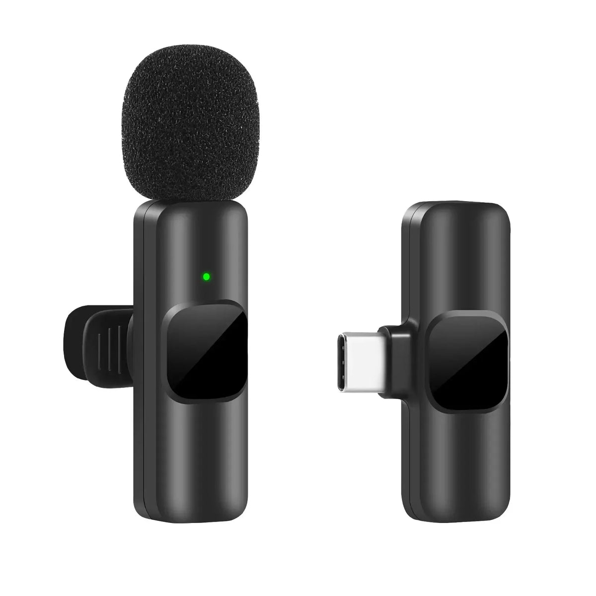 Wireless Lavalier Microphone – Mini Mic for iPhone, Android, Live Broadcast & Gaming