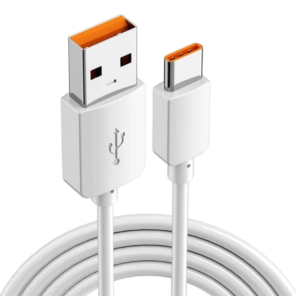 Extra Long USB-C / Micro USB Charging Cable – 6A Fast Charge, 1M–14M for Android, Xiaomi, Huawei, PS4/5
