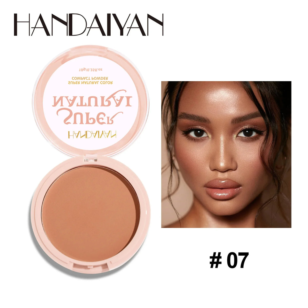 8-Color Matte Face Pressed Powder — 24-Hour Oil Control Setting Powder