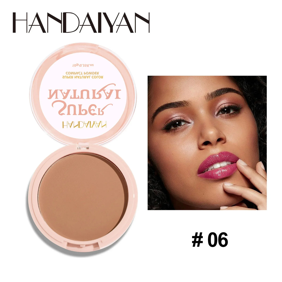 8-Color Matte Face Pressed Powder — 24-Hour Oil Control Setting Powder