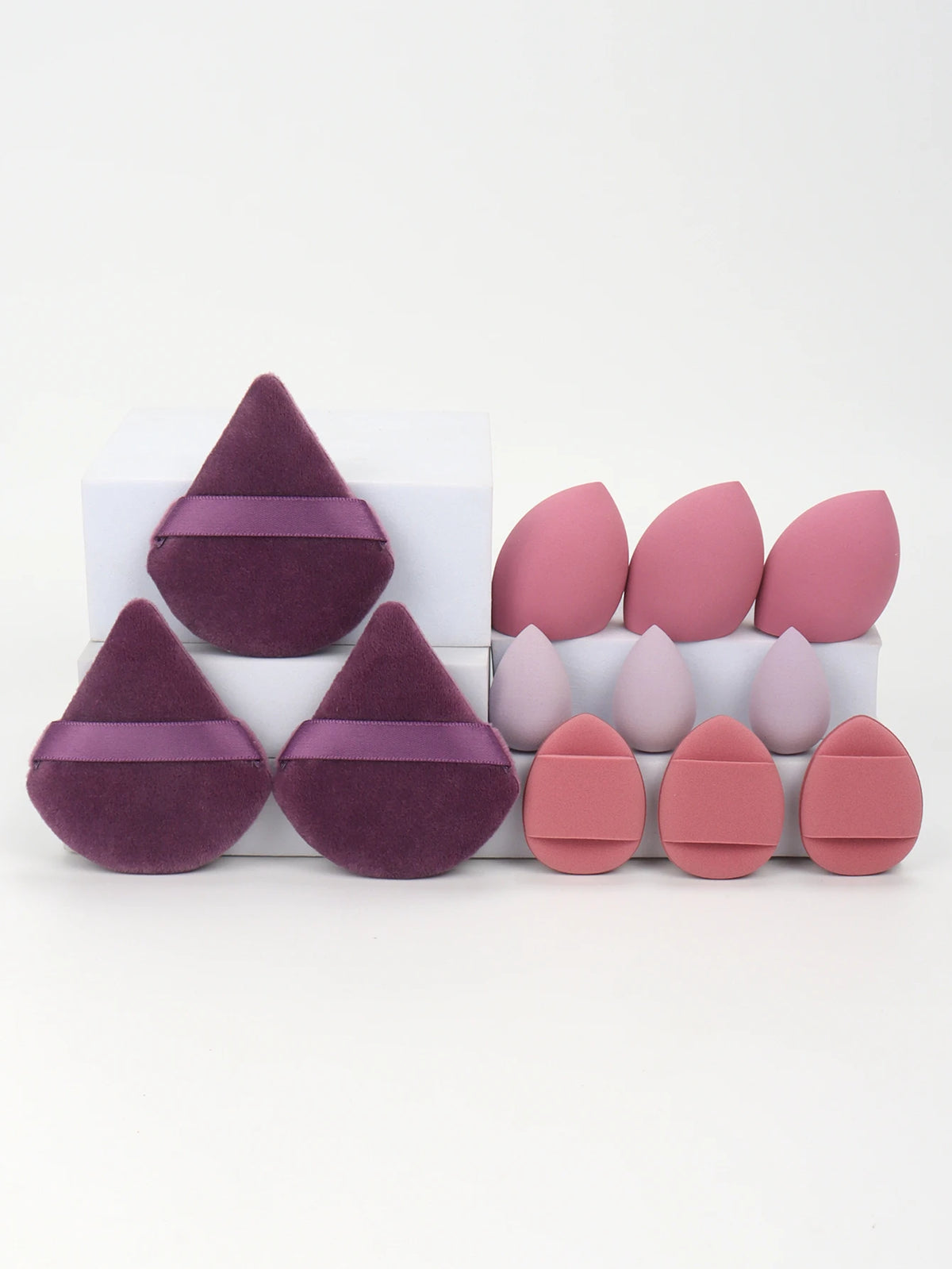 12-pc  Set All-Purpose Makeup Sponge Set
