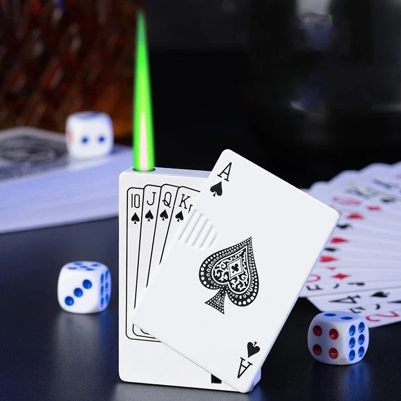Ace of Spades Metal Butane Lighter