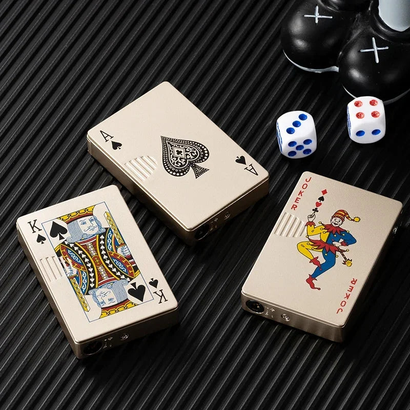 Ace of Spades Metal Butane Lighter