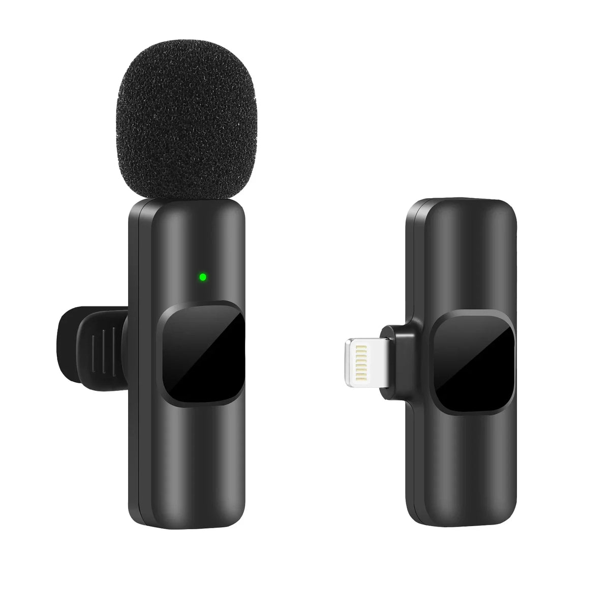 Wireless Lavalier Microphone – Mini Mic for iPhone, Android, Live Broadcast & Gaming