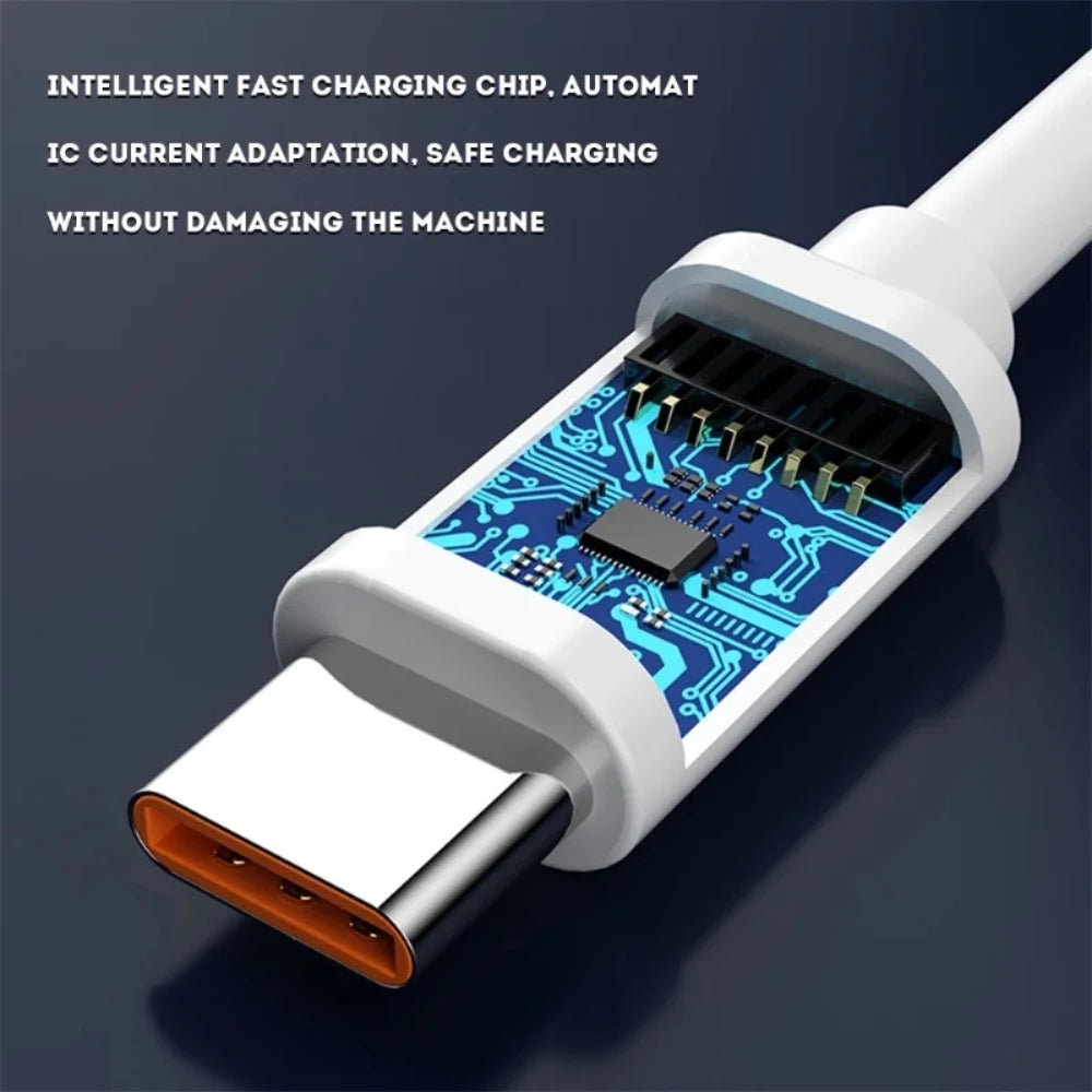 Extra Long USB-C / Micro USB Charging Cable – 6A Fast Charge, 1M–14M for Android, Xiaomi, Huawei, PS4/5