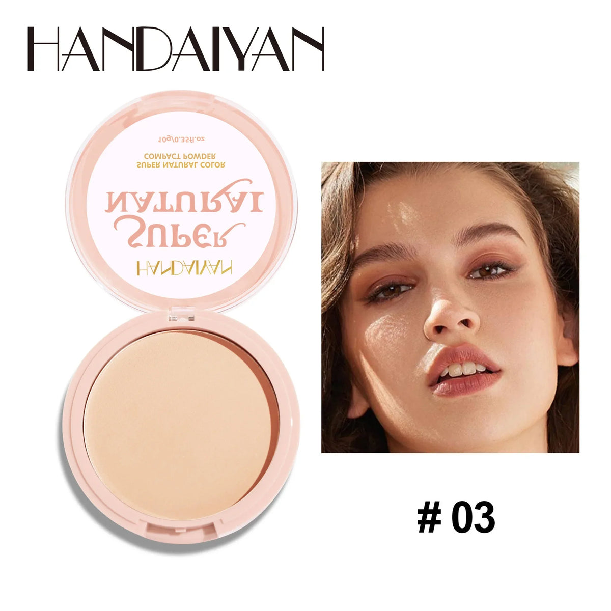8-Color Matte Face Pressed Powder — 24-Hour Oil Control Setting Powder