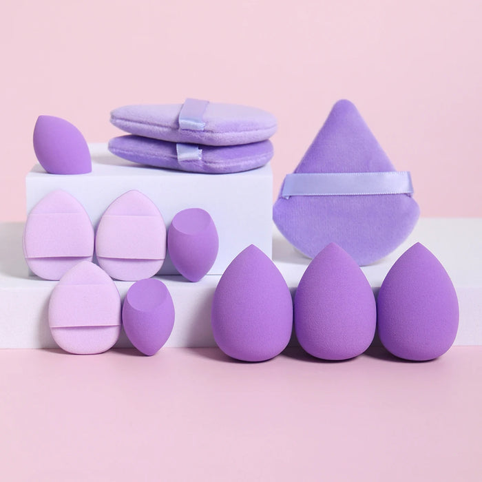 12-pc  Set All-Purpose Makeup Sponge Set