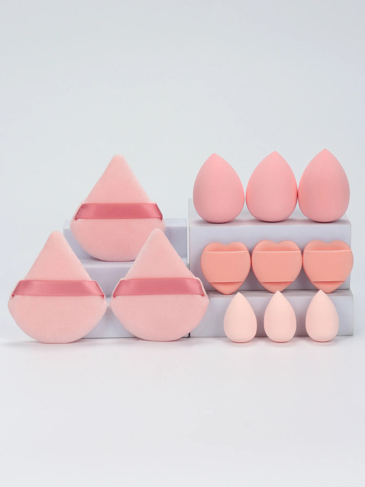 12-pc  Set All-Purpose Makeup Sponge Set