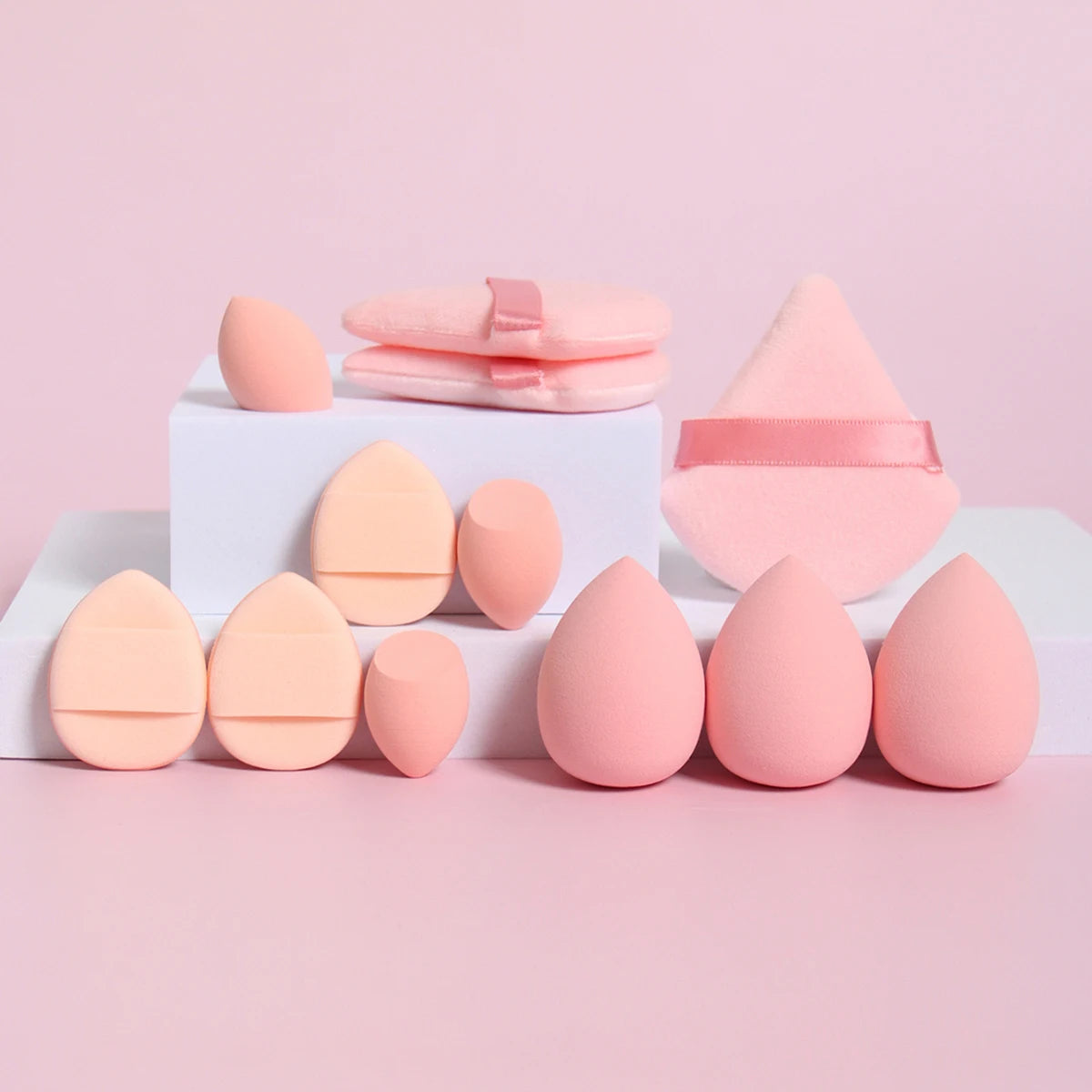12-pc  Set All-Purpose Makeup Sponge Set