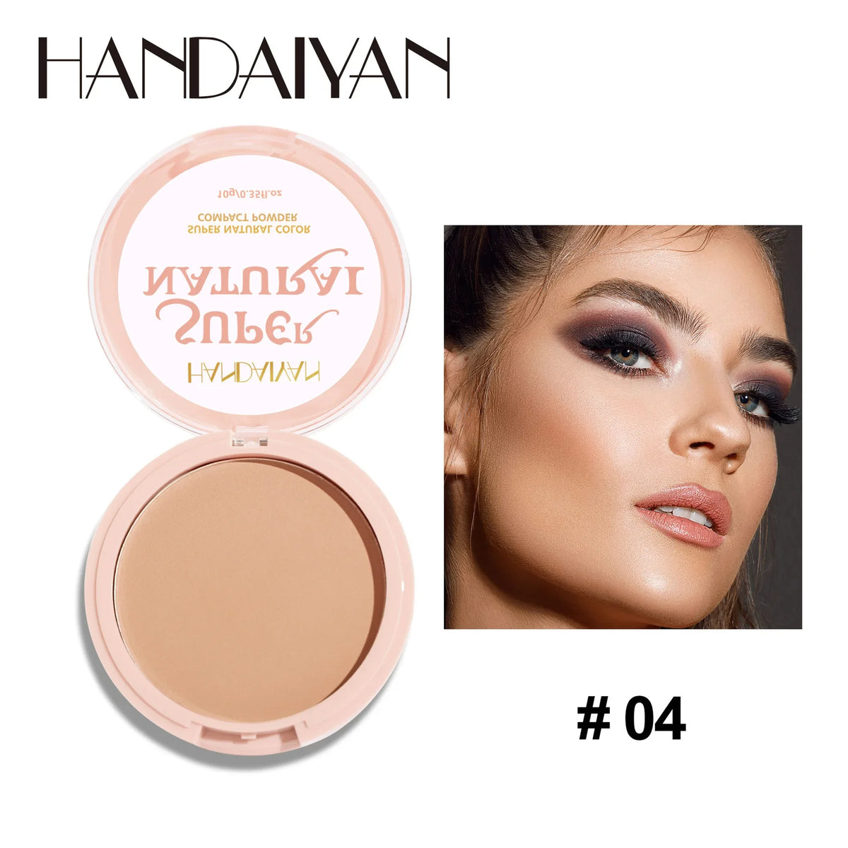 8-Color Matte Face Pressed Powder — 24-Hour Oil Control Setting Powder