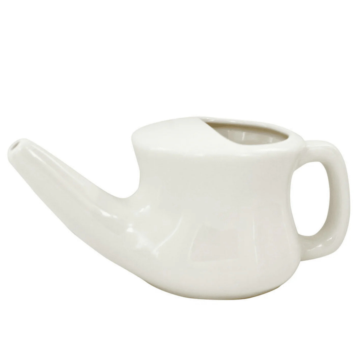 Ceramic Neti Pot | Ayurvedic Nasal Cleansing Tool for Sinus Health